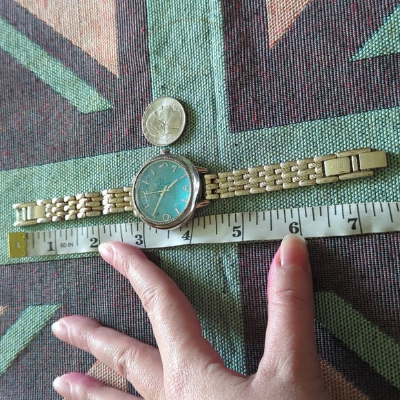 14k Gold Turquoise Vtg watch - Picture 16 of 16